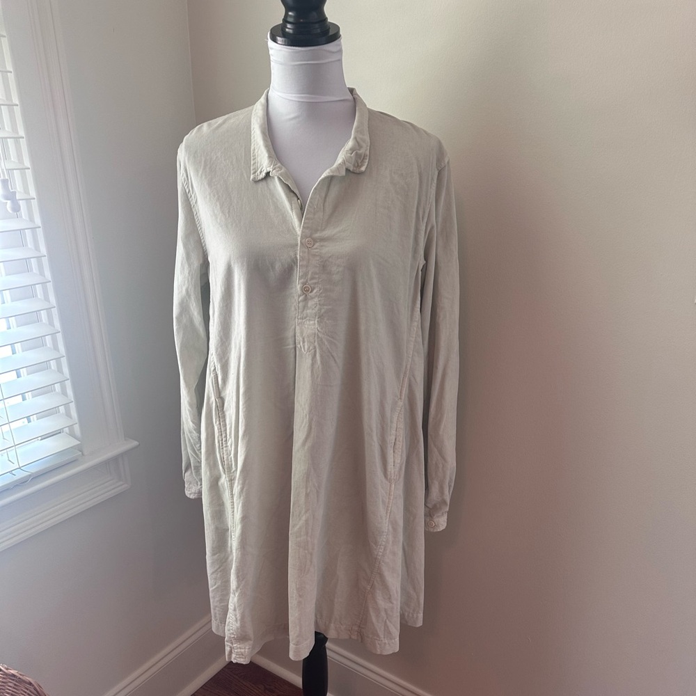 CP Shades Soft, Fine, Corduroy Gray Khaki Dress SZ Med